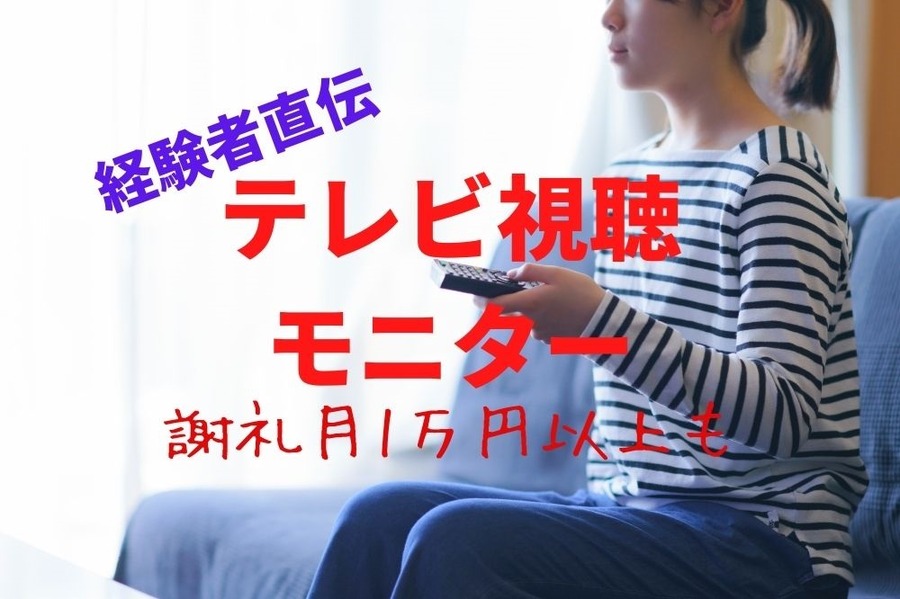 テレビ視聴モニターの副業