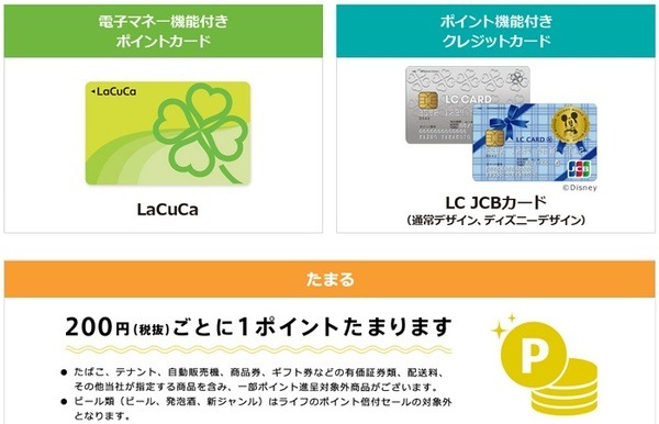 ライフのポイント制度