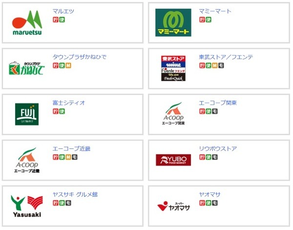 Tポイントのたまるスーパー
