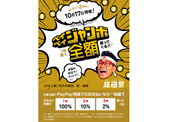 超ペイペイで1等を当てよう