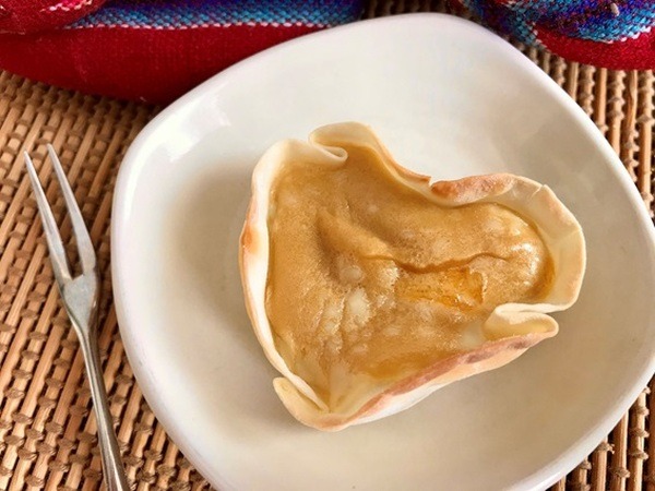餃子の皮で作るスイーツ、お手軽エッグタルト