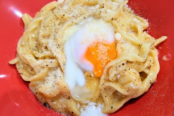 業ス釜揚げパスタでおしゃれランチ