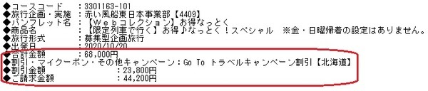 アー旅行はGo Toで35％オフ