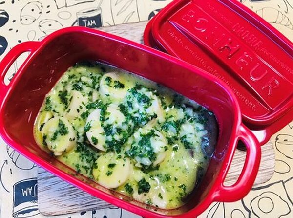 エリンギのエスカルゴ風1