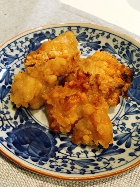 鶏竜田揚げカリカリで完成
