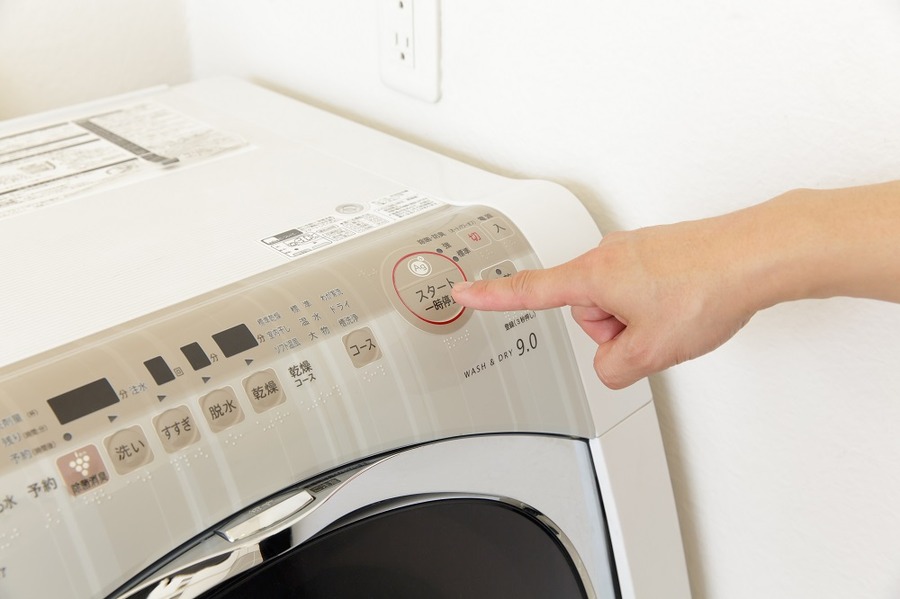 乾燥機能付き洗濯機はここにも注意