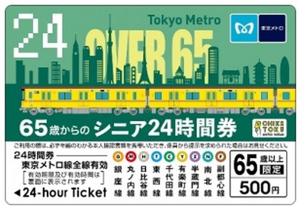【来年1/3まで】通常の100円引き「シニア24時間券」
