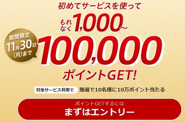 エントリーしておかないともらえません
