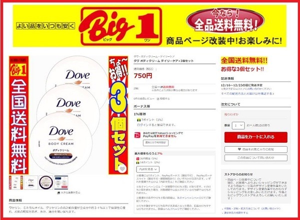 ビッグワンお値打ち品