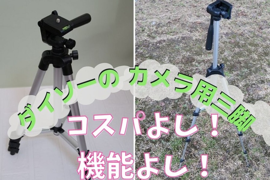ダイソーの カメラ用三脚 (1)