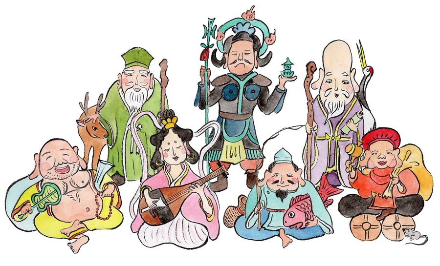 弁天様は唯一の女性