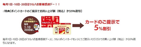 ツルハドラッグポイントカード