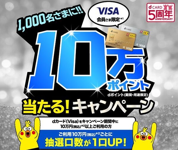 1,000名様に10万ポイント