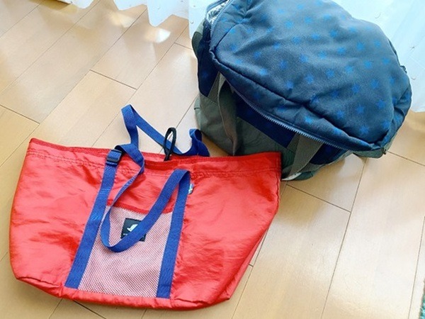 大型でレジかごバッグとほぼ同じ大きさ