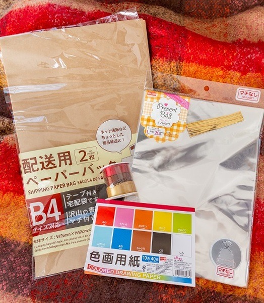 ラッピンググッズもダイソーで買えます