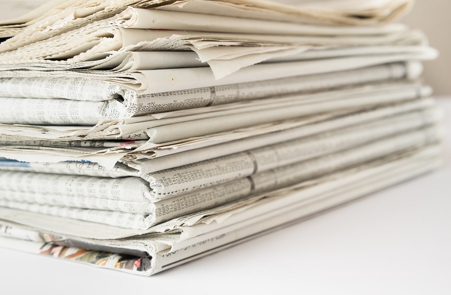 消臭効果のある新聞紙