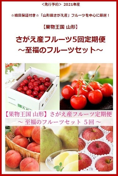 「山形県さがえ産フルーツ」