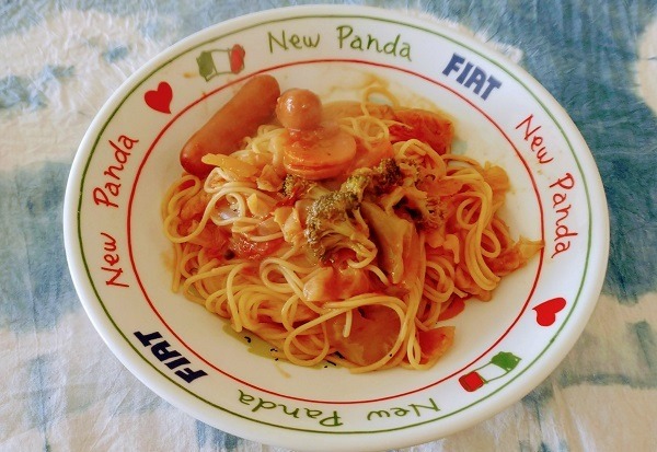しめはパスタ
