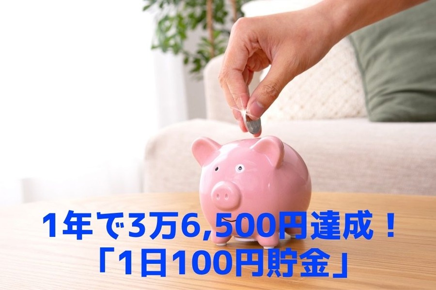 1年で3万6500円達成！