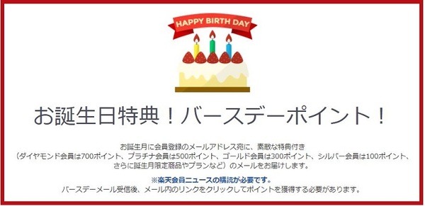 バースデーポイント