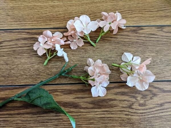 小さな花の束にわけましょう