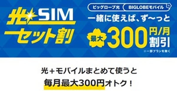 セット割でさらにお得