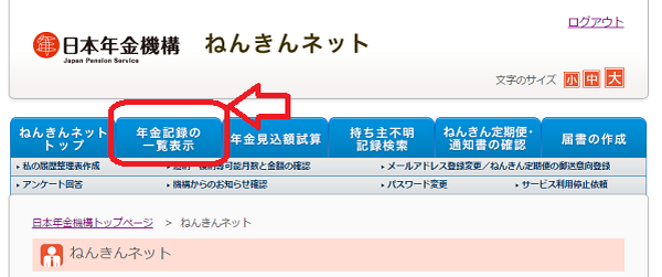 年金記録確認