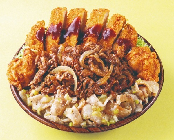 オリジン弁当でデカ盛りのキャンペーンだよ