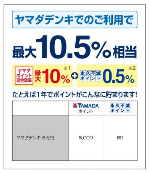 ヤマダ電機での利用