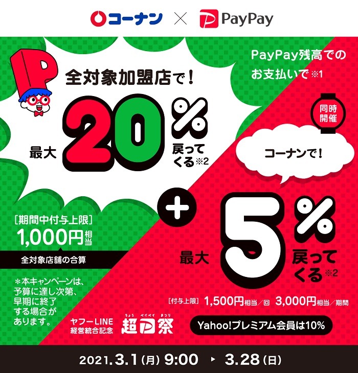 そしてペイペイで支払ったら70％還元だってあるんです