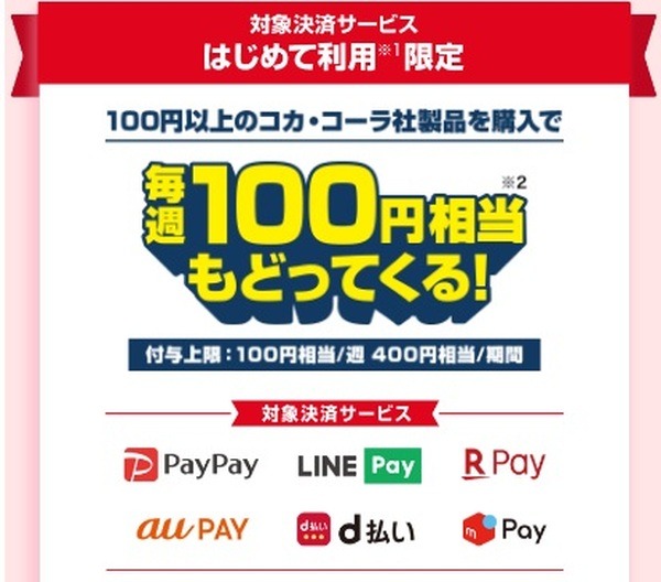 はじめてキャンペーン