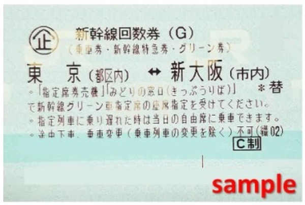 新幹線の回数券がなくなっちゃうよ