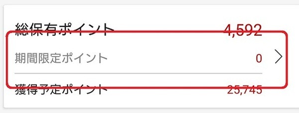 期間限定ポイント