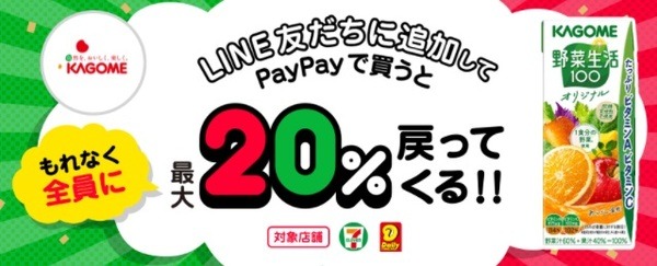 野菜ジュースでももれなく還元されちゃいます