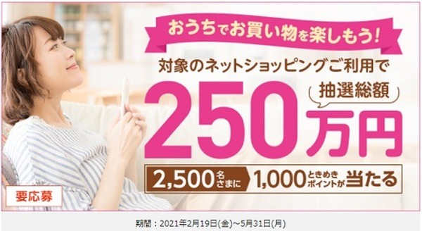 ネットショッピングでお得になります