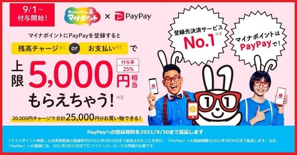 PayPayでマイナポイント