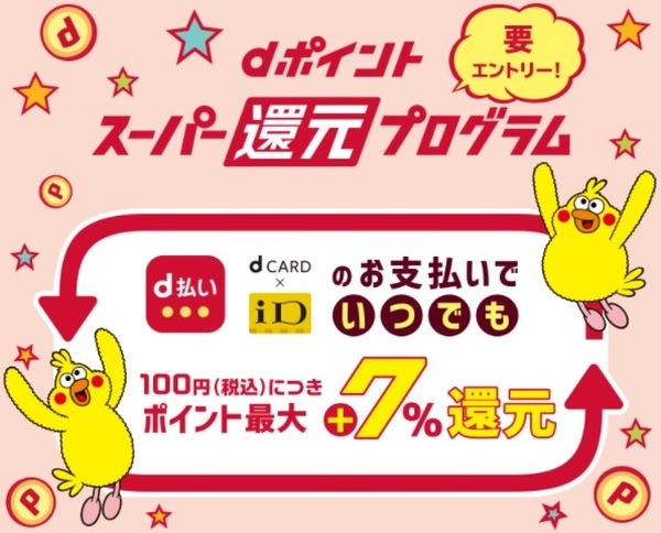 dポイントスーパー還元プログラム