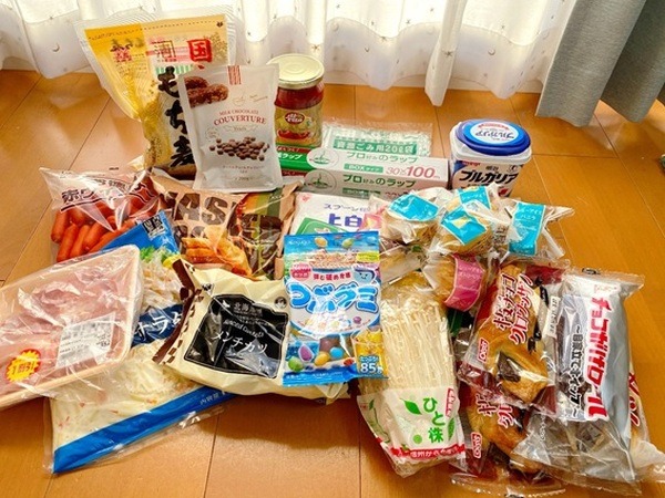 1回で買ったもの全部