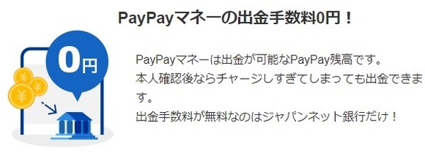 出金の手数料が無料になるのはうれしい