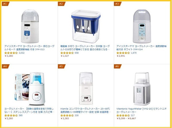 ヨーグルトメーカー