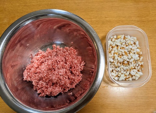 ちくわ入りハンバーグ