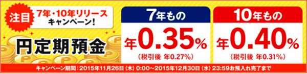 【楽天銀行】冬の定期預金キャンペーン開催中　本当にお得か調べてみた