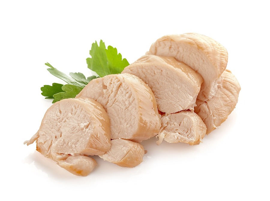鶏むね肉の塩ゆで