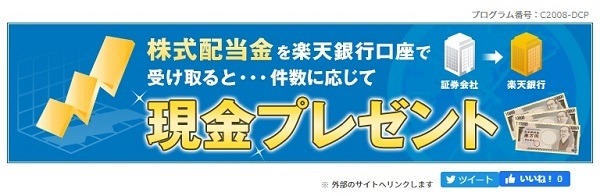 件数に応じて現金プレゼント