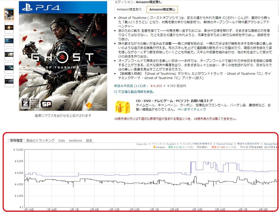 Amazonの値下がり商品を教えてくれる無料の拡張機能を紹介　「Keepa」の便利なトラッキング機能の使い方
