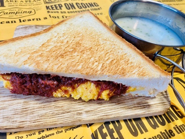 「フライパン de 簡単ホットサンド」