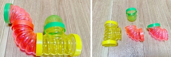 トンネル大好きハムスター
