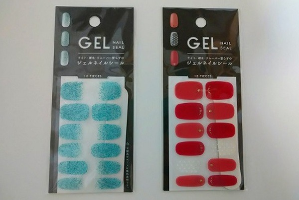 購入したジェルネイルシール