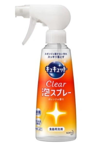 「キュキュット　Clear（クリア）泡スプレー」