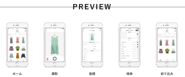クローゼットを持ち運ぶアプリ「JUSCLO」　断捨離（収入）・節約に貢献